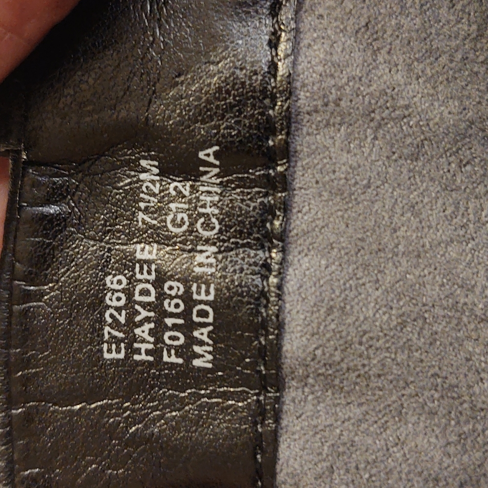 Calvin Klein leather knee boots - Picture 10 of 12
